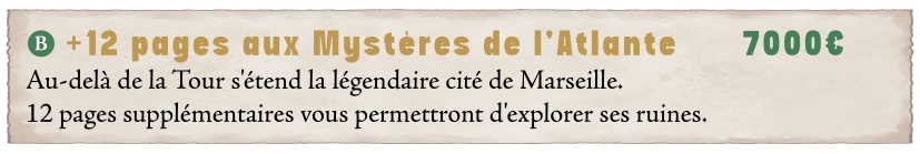 +12 pages aux Mystères de l'Atlante (B)