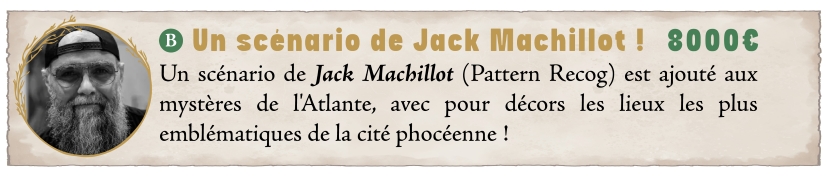 Une plongée de Jack Machillot est ajoutée aux Mystères de l'Atlante