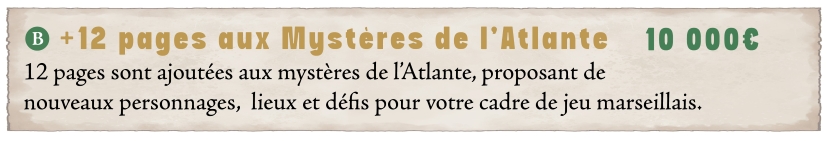 12 pages ajoutées au pack écran Les mystères de l'Atlante (72 > 84 pages)