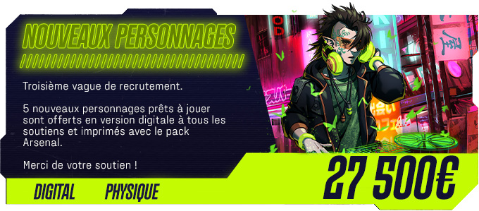 5 nouveaux personnages