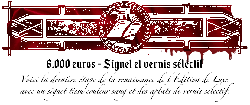 Signet et vernis sélectif