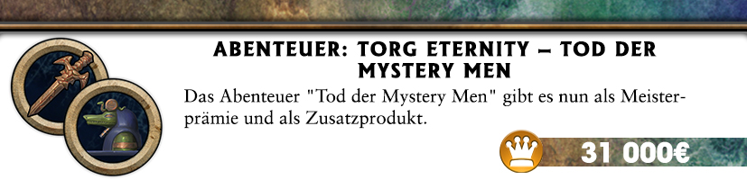 Abenteuer: Torg Eternity – Tod der Mystery Men