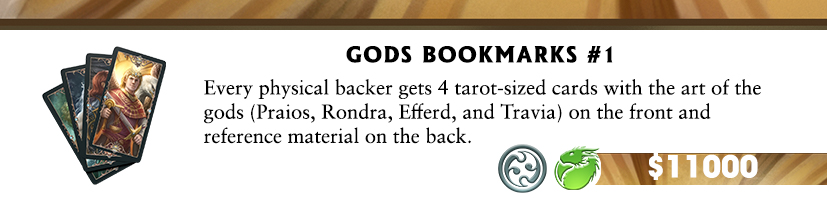 Gods of Aventuria Bookmarks (Tarot Card Size) Set #1