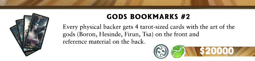 Gods of Aventuria Bookmarks (Tarot Card Size) Set #2