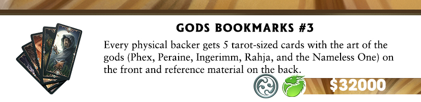 Gods of Aventuria Bookmarks (Tarot Card Size) Set #3