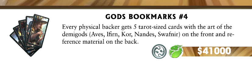 Gods of Aventuria Bookmarks (Tarot Card Size) Set #4