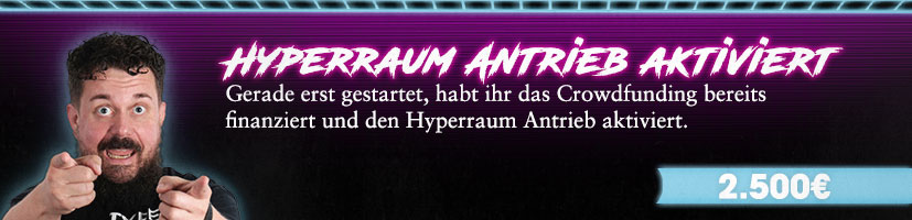 Hyperraum Antrieb aktiviert