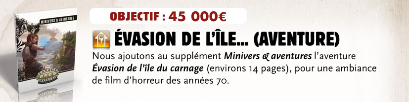 Amélioration : Minivers : aventure Évasion de l’île du carnage