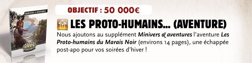 Minivers : aventure Les Proto-humains du Marais Noir
