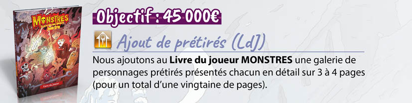 4.5 LdJ : prétirés (20 pages car persos sur 3-4 pages)