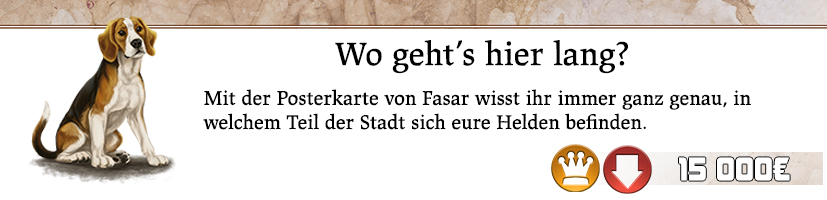 Poster - Die Karte von Fasar