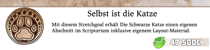 Scriptorium erhält Layout-Pack für Die Schwarze Katze