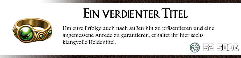 Ein verdienter Titel