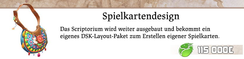 Scriptorium - Spielkartendesign