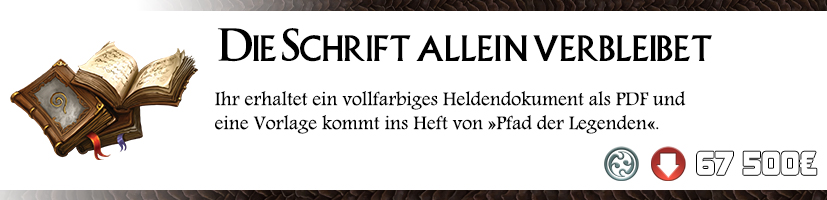 Die Schrift allein verbleibet!