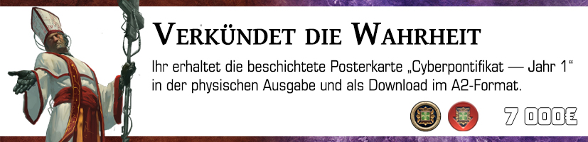 Cyberpontifikat - Jahr 1 Posterkarte A2