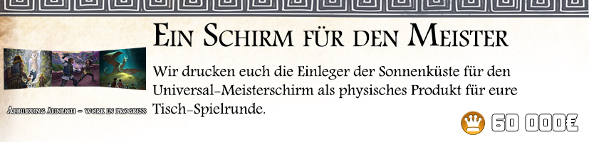 Meisterschirmeinleger - 6 Blatt - gedruckt