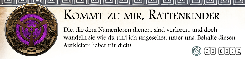 Aufkleber Namenloser
