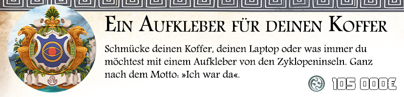 Aufkleber Zyklopeninseln