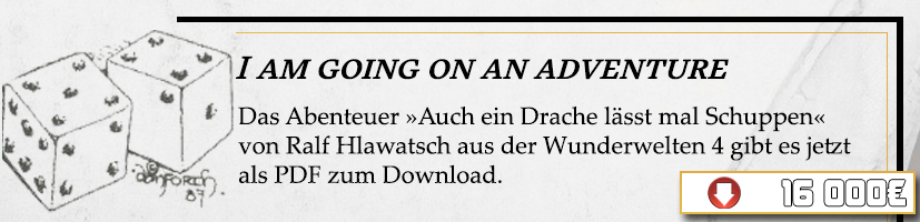 Auch ein Drache lässt mal Schuppen aus Wunderwelten 4 von Ralf Hlawatsch
