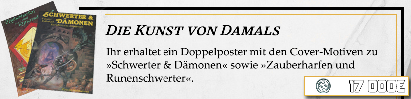 Poster Schwerter und Dämonen und Zauberharfen und Runenschwerter