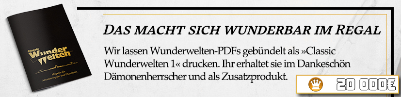 Wunderwelten gedruckt!