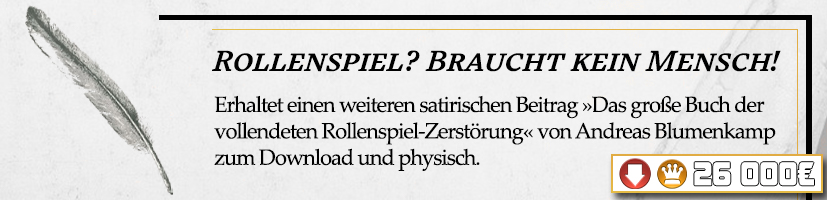 Das große Buch der vollendeten Rollenspiel-Zerstörung aus Wunderwelten 9 von Andreas Blumenkamp