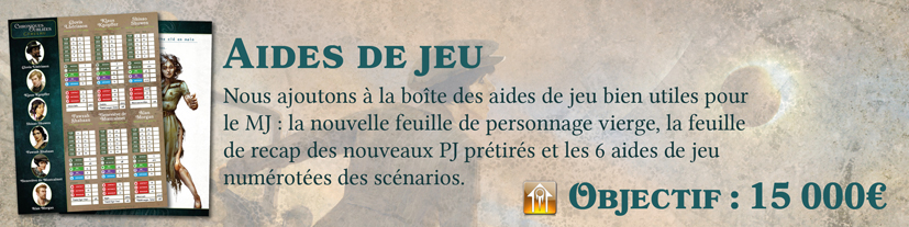 2/ Aides de jeu (dans la boîte)