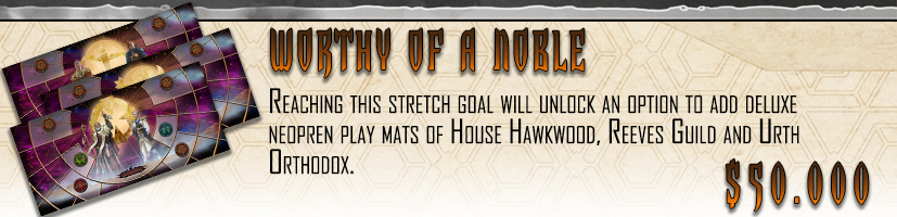 Deluxe Play Mats Hawkwood, Reeves Guild + Urth Orthodox als Add-On