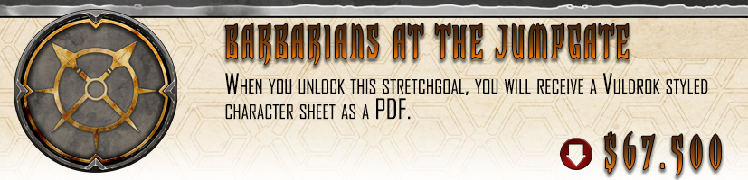 Character Sheets - Vuldrok - (4)