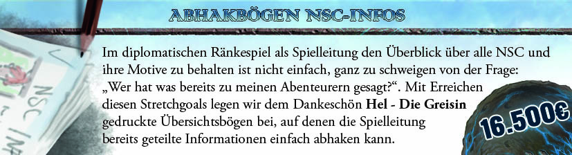 Abhakbögen NSC-Infos