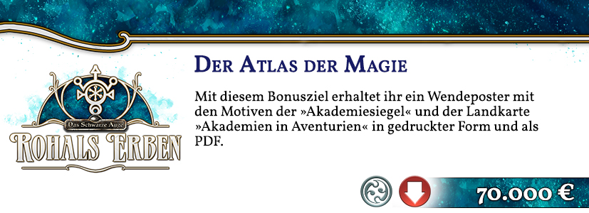 Posterkarte - Akademiesiegel und Akademien in Aventurien