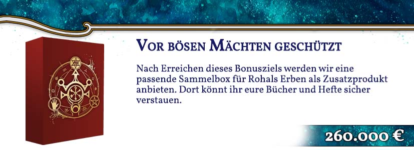 Sammelbox als Zusatzprodukt