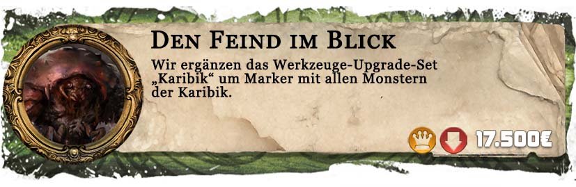 2 Stanzbögen Monster der Karibik