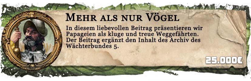 Zusatzartikel für AdW5  Mehr als Vögel