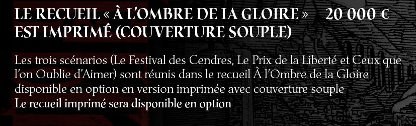 Recueil scénario imprimé (couverture souple)
