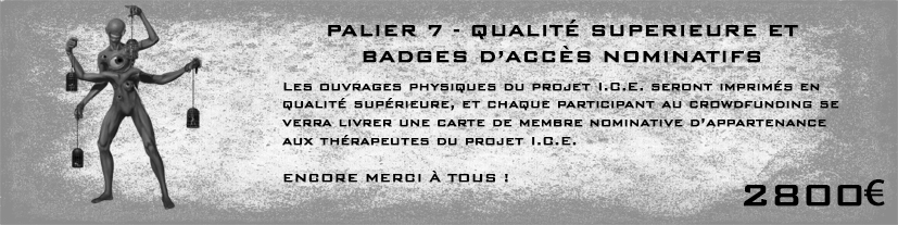 impression en qualité supérieur & ajout d'un badge d'accès au projet ICE personnalisé