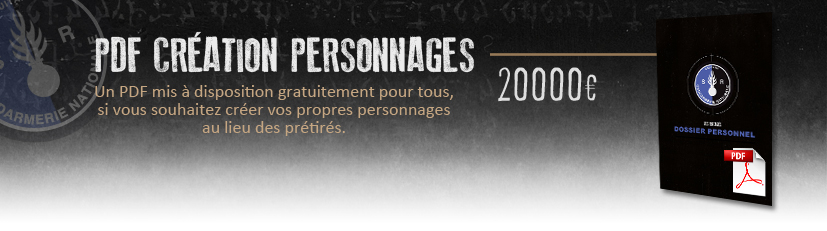 PDF création de personnage