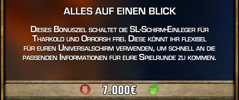 Orrorsh - Tharkold - Einleger Universalschirm