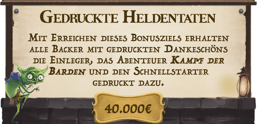 Einleger & Batlle of the Bards & Schnellstarter gedruckt