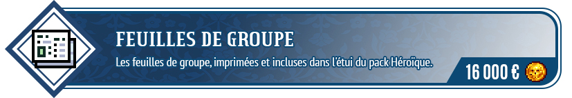 Feuilles de Groupe
