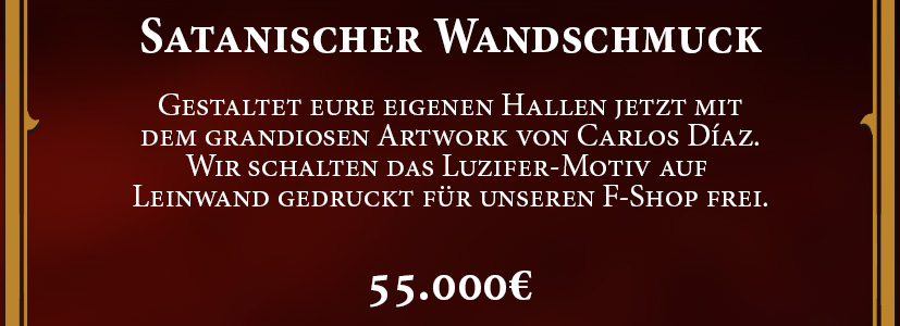 Satanischer Wandschmuck