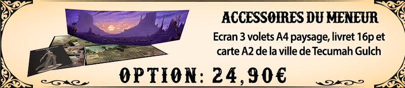 Ecran + Livret + Carte de Tecumah Gulch