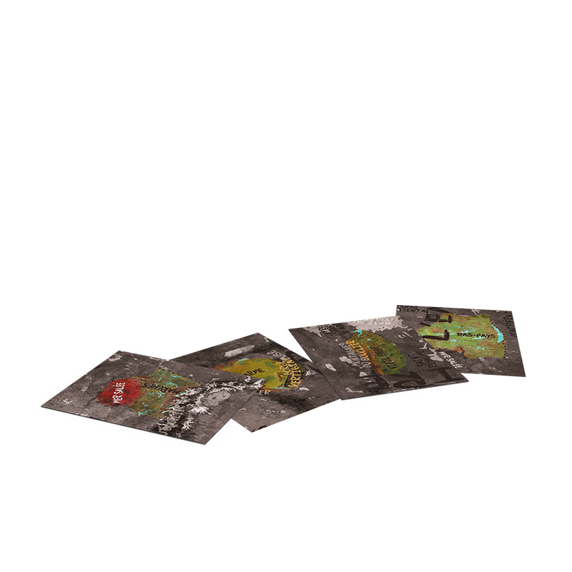 Lot de cartes géographiques Empire du Rûl + PDF