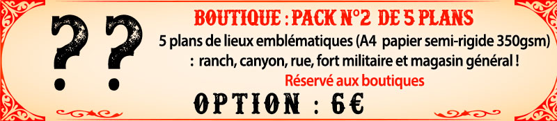 Option boutique : Pack 2 de 5 plans
