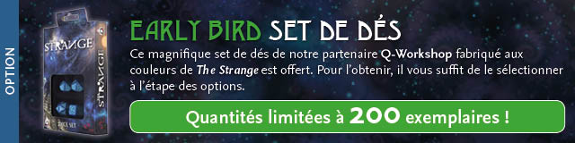 Early Bird : Set de dés The Strange