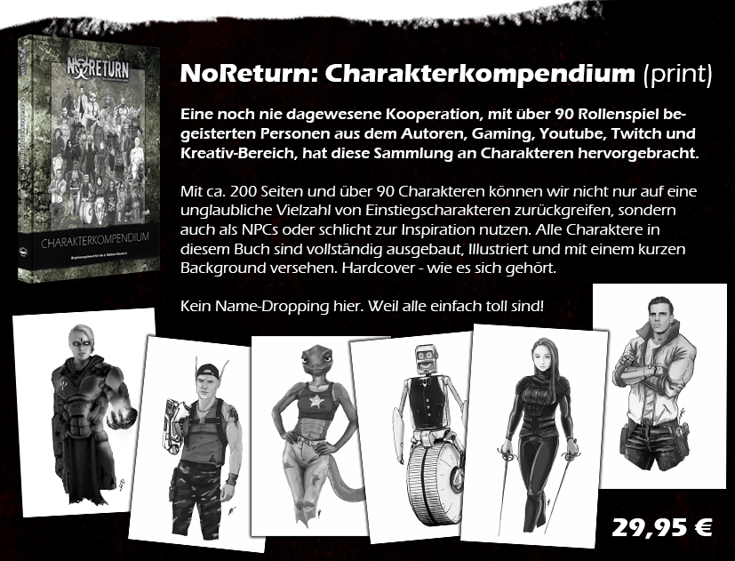 NoReturn: Charakterkompendium