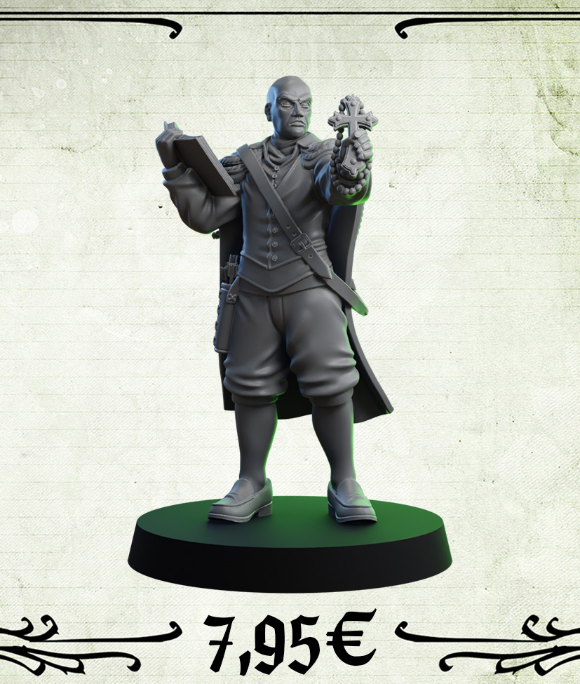 HeXXen 1733 - Nicolas Stauffen Inquisitor Miniatur