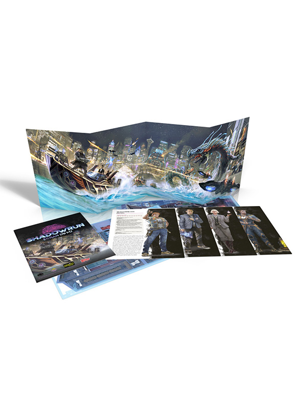 Shadowrun 6 - Écran du meneur de jeu + livret + fiches prétirés + PDF OFFERT