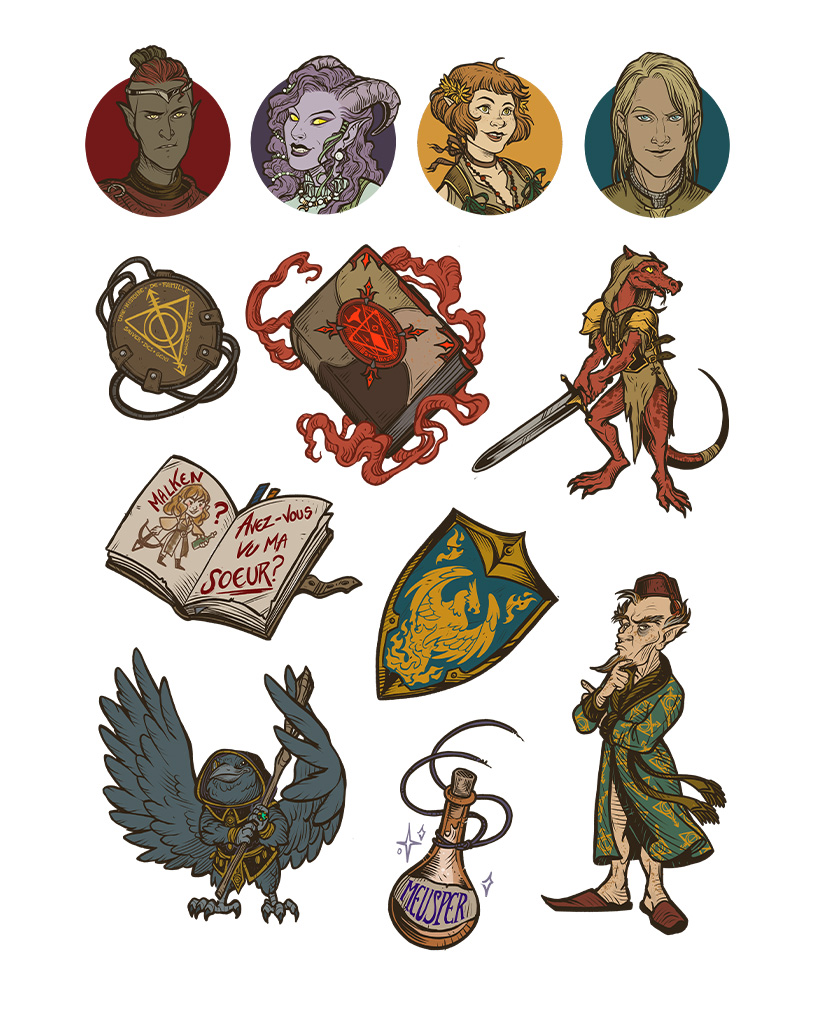 Planche de Stickers